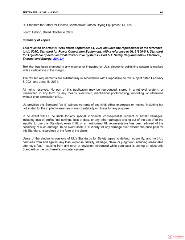 UL 1240 PDF UL 1240 PDF